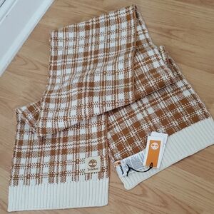Timberland Checkered Scarf Length Is 62" Gender Neutral Holiday Gift NWT